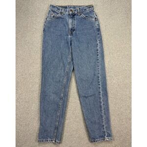 Y2K Levi's Jeans Women's 4 Blue Medium Wash High Rise Tapered Orange Tab Canada